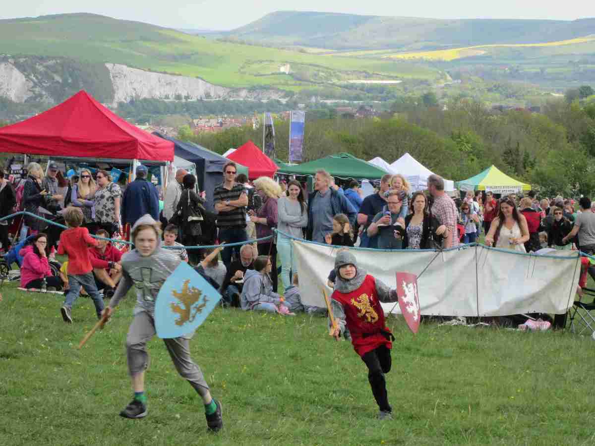 Children getting into the Chalklife spirit